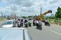 Happy Wedding Team Bike Rally at Guntur